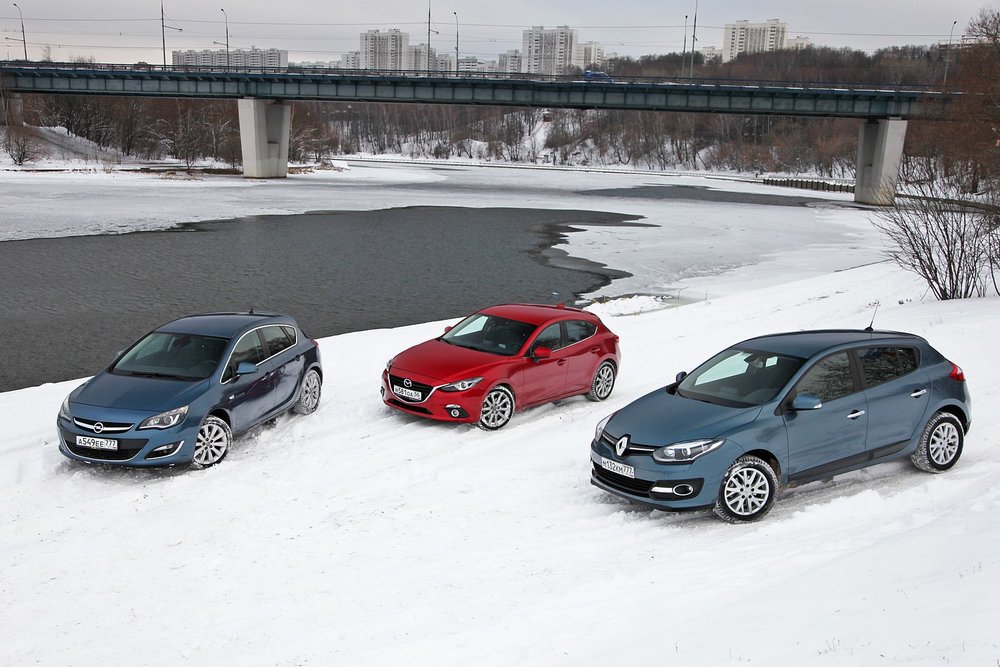 Сравнительный тест Renault Megane, Opel Astra и Mazda3. Мещане во дворянстве